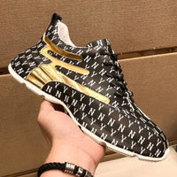 Luxury 2025 New Men's Breathable Sports Shoes Popular Low cut Thick Sole Elevated Casual Shoes Outdoor Running Shoes sneakers Good Vibrations