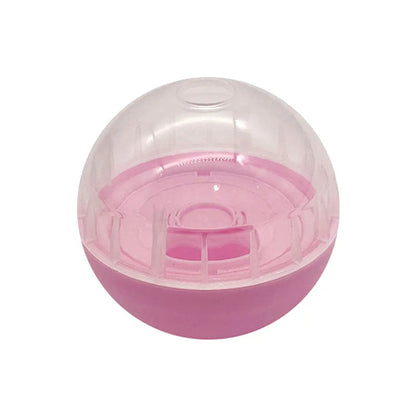 IQ Treat Ball Dog Treat Dispenser Toy Ball Interactive Dog Toy - 4" Dog Food Toy Stimulation, Slow Feeder Good Vibrations
