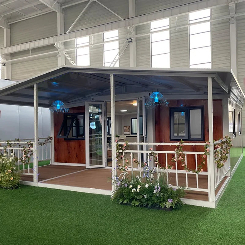 20ft 40ft Expandable Granny Flat Prefabricated Portable Container House Tiny House Prefabricated Foldable Container House Good Vibrations