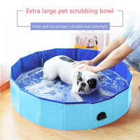 Foldable Portable Pet Swimming Pool Bathtub Indoor Outdoor Cold Water Bath Cleaning Bathtub Pet Accessories Good Vibrations