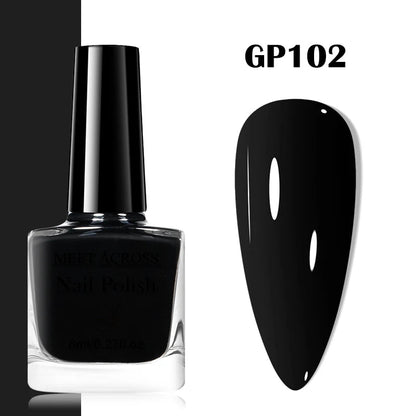 48 Colors Nail Polish Quick Dry No-bake Lasting Water-based Tearable Manicure Not Easy To Fade Semi-permanent Varnish Nail Art Good Vibrations