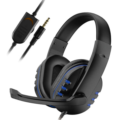 Headphones 3.5mm Wired Gaming Headset Earphones Music For PS4 Play Station 4 Game PC Chat computer With Microphone Good Vibrations