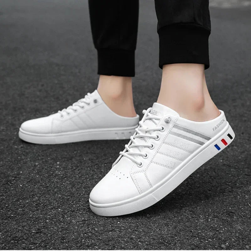 Men's Sneakers Brand Casual Shoes Men Lightweight Comfort Slip on Loafers for Men Breathable Flats Sneakers Men Chaussure Hommes Good Vibrations