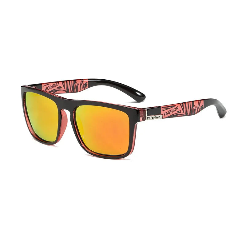 Fashion Square Vintage Polarized Sunglasses Men Women Retro Driving Fishing Luxury Brand Designer Sun Glasses UV400 Eyewear Очки Good Vibrations