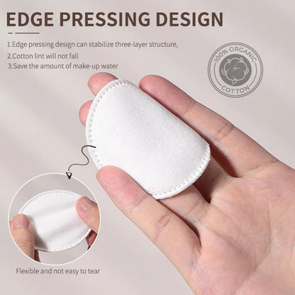 80/100/150Pcs Cotton Pads Disposable for Facial Make Up Nail Polish Remover Round Soft Face Cleansing Remover Makeup Tools Good Vibrations