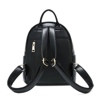 Backpack Purse For Women, Zipper Backpack With Pompom Decorate And Inner Porcket, Faux Leather Daypack Good Vibrations