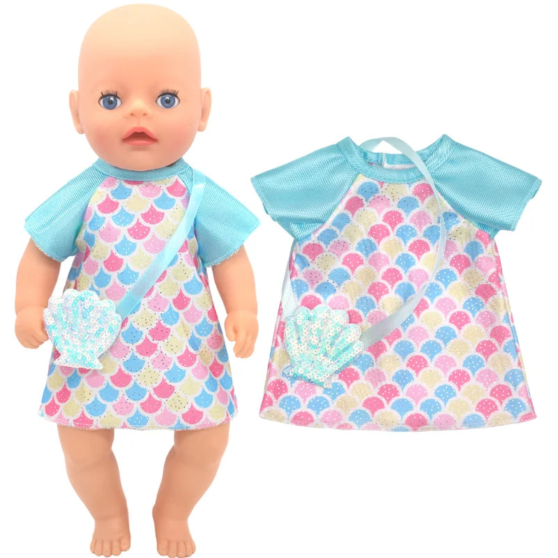 36cm Reborn Baby Doll Clothes 14 Inch Doll Outfit Rompers Toys Wears Good Vibrations