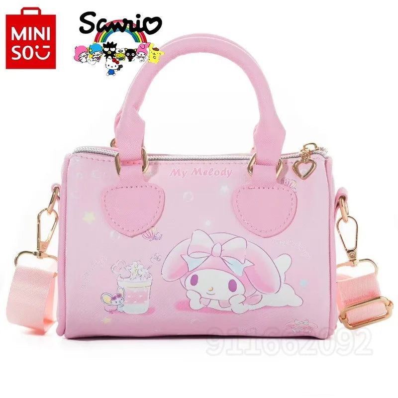 HelloKitty's New Mini Girl Handbag Luxury Brand Fashion Girl Shoulder Bag Cartoon Cute Shoulder Crossbody Bag High Quality Good Vibrations