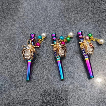 8cm colorful spider shaped metal cigarette holder Good Vibrations Adult Super Store