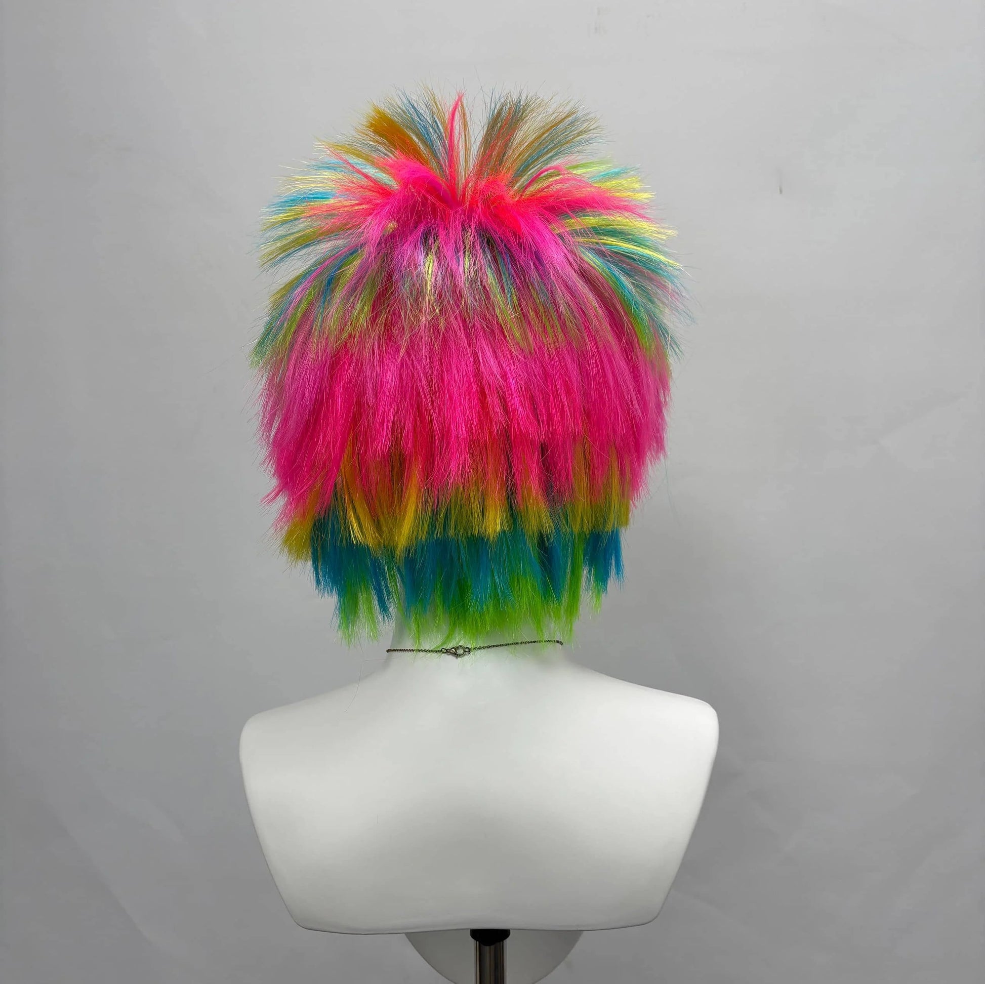 Trick colorful dress up wig explosion head hedgehog-inspired style head modeling wigs for costume party Halloween cosplay gifts Good Vibrations