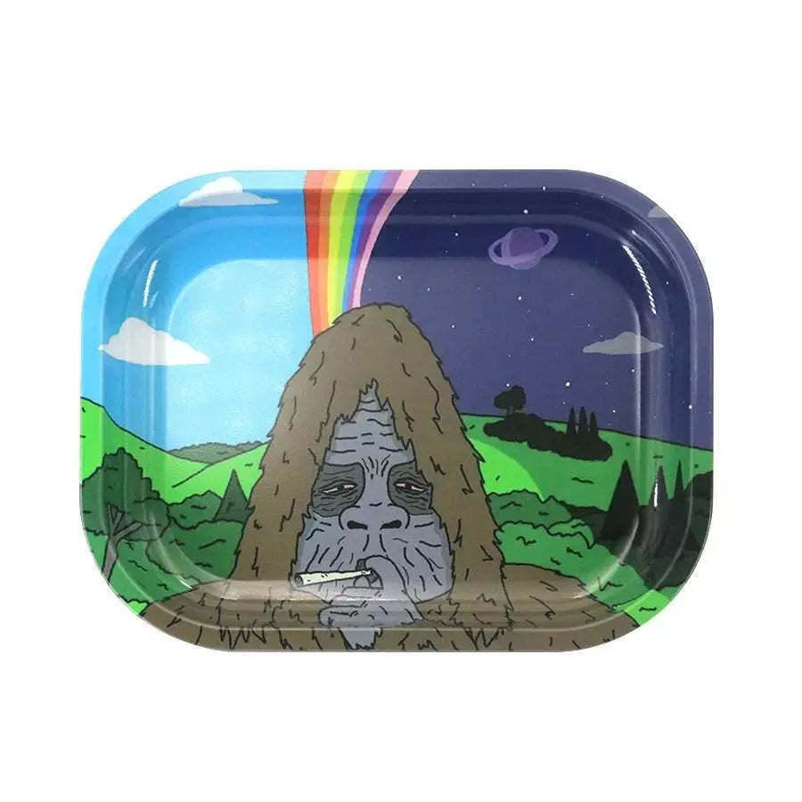 Various Pattern Designs Rolling Tray Herb Tinplate Plate Grinder Tools Rolling Tray 180 x 140 MM Herb Tobacco Smoke Accessories Good Vibrations Adult Super Store