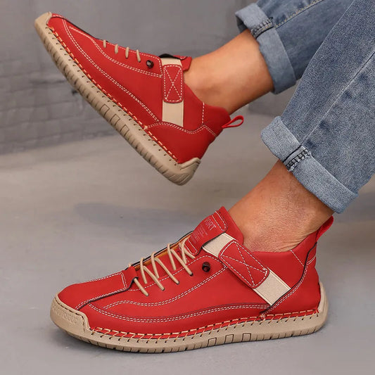 Boots Mid Top for Women British Style Retro Anti Slip Workwear Shoes Handmade Leather Loafers Casual Soft Soled Women Nude Boots Good Vibrations