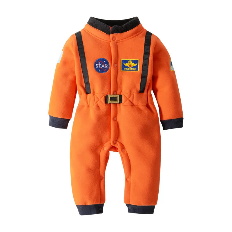 New Astronaut Costume for Baby Boy 1 Year Old Toddler Infant Birthday Theme Party Cosplay Space Suit Newborn Photography Romper Good Vibrations