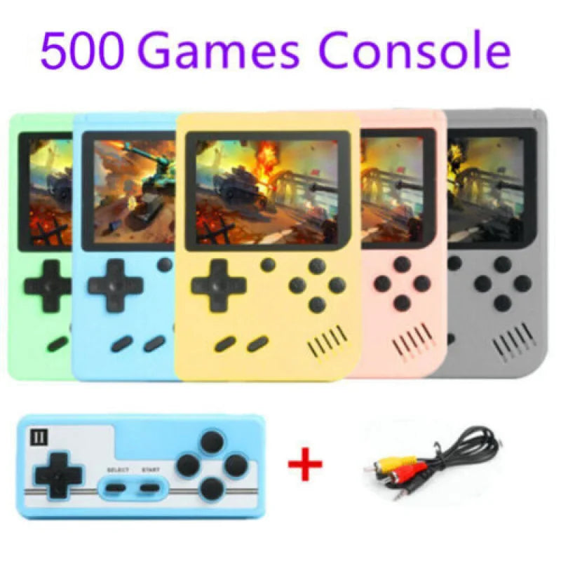 Built-in 500+ Classic games 5 inch arcade retro Console games console for Game boy Emulator TV Video Game Handheld Game Player Good Vibrations