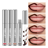 Waterproof Lip Liner Peel Off Tattoo Lipgloss Waterproof Long Lasting Matte Lip Tint Brown Contour Tear-off Lips Stain Cosmetic Good Vibrations