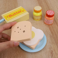 Wooden Kitchen Pretend Play Toy Simulation Wooden Toaster Machine Baby Early Learning Educational Toys Good Vibrations