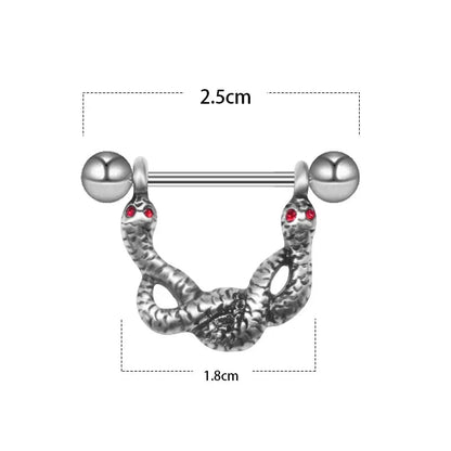 Gothic Nipple Rings Spider Skull Nipple Piercing Jewelry Halloween Body Jewelry Good Vibrations Adult Super Store