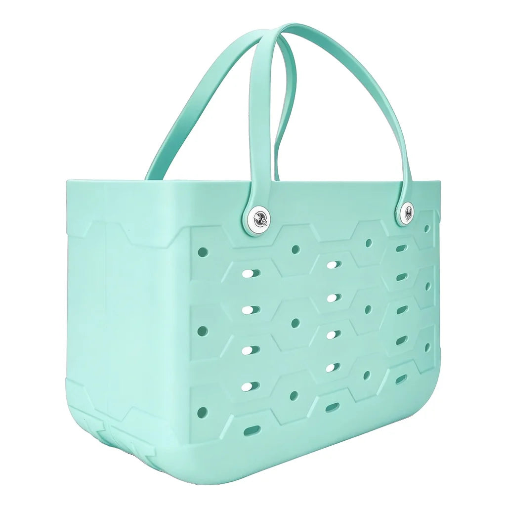 L/M/S multifunctional EVA tote bag, suitable for beach, swimming pool, gym and other occasions, suitable for both men and women Good Vibrations