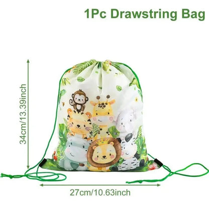 Jungle Safari Birthday Decoration Jungle Animals 1st Birthday Gifts Decoration Wild One Birthday Tableware Baby Shower Decor Good Vibrations