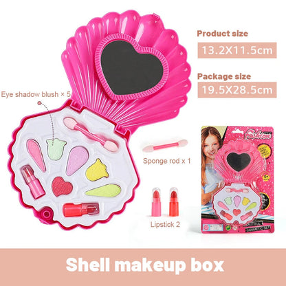 Girls Make Up Set Toys Beauty Makeup Tools Children Pretend Play Toys Safe Non Toxic Dressing Cosmetic Nail Polish Toys Gifts Good Vibrations