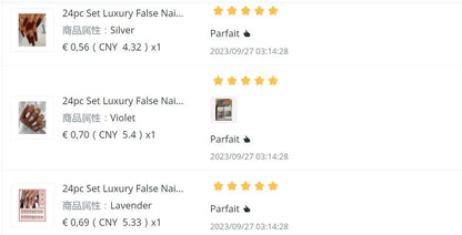 Pink French Style Fake Nails Pink Gradient Press on Nails Sweet Girls Charms Manicure Square Head Ballerina False Nails Patches Good Vibrations