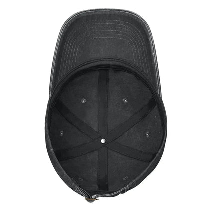 Funny Hat Never Underestimate an Old Man with A Guitar Hats Men Baseball Cap Cute Caps Good Vibrations