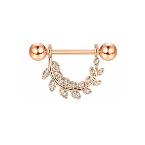 Bobisty Nipple Piercing Jewelry Stainless Surgical Steel Tongue Rings Ball Heart Butterfly Belly Barbell Body Jewelry for Women Good Vibrations