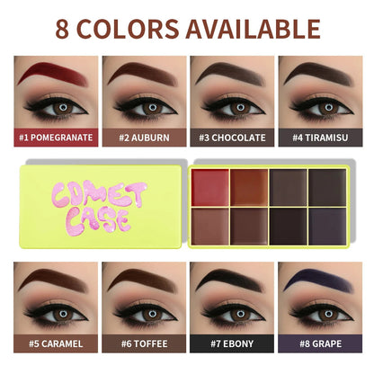 8Colors Highlight/Brow/Blush Palett Enhance Facial Three-dimensional Makeup Shimmer Waterproof Makeup Tool Cosmetic Good Vibrations