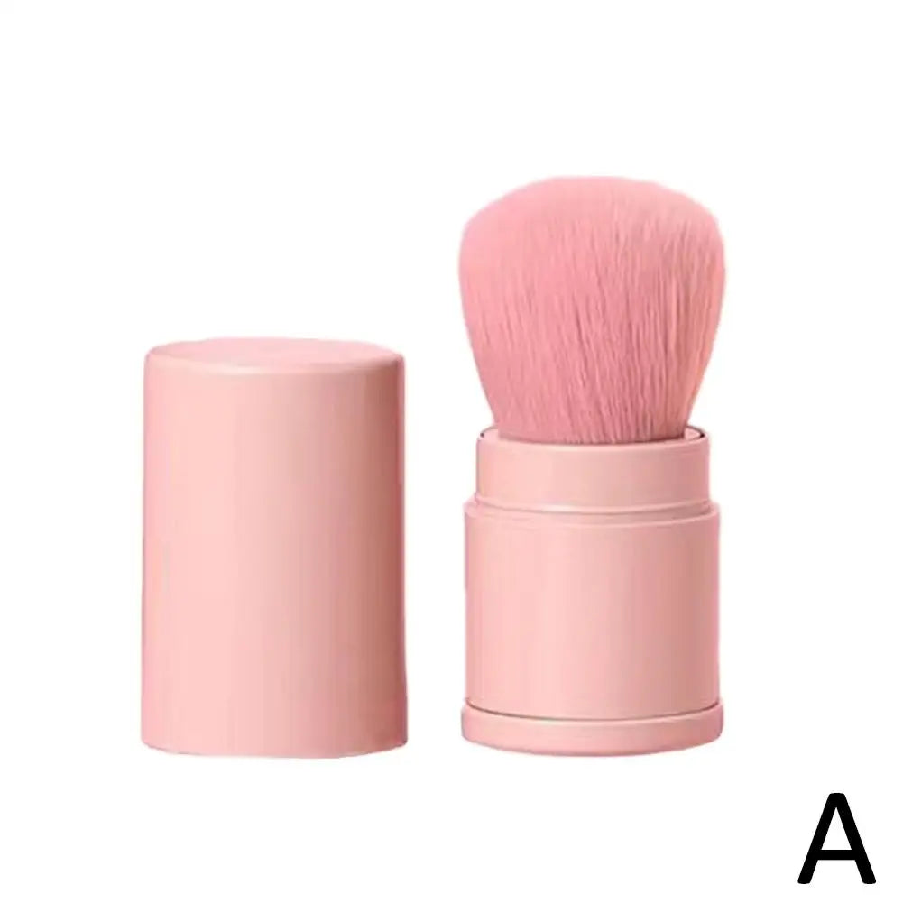 Portable Mini Retractable Blush Brush Soft Loose Powder Foundation Makeup Brush Multi Functional Beauty Makeup Tool Good Vibrations