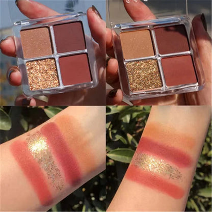 Dream Girl Eyeshadow Palette 9 Colors Snowflake Shimmer Matte Highlights Cool Tone Eye Shadow Korean Make-up Women Cosmetic Good Vibrations