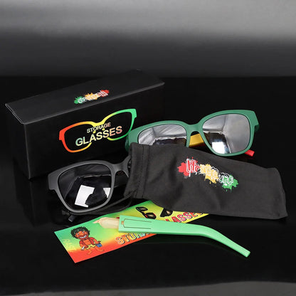 Portable Storage Tube Removable Glasses Classic Eyeglass Hidden Conical Roll Paper Frame Gadget Sunglasses Smoking Accessories Good Vibrations Adult Super Store