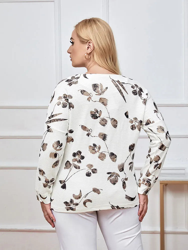 Womens plus size woven round neck shirt belongs to the category of womens clothing Good Vibrations