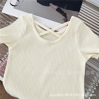 Girls T-Shirt Summer Children Short Sleeved Thin Soft Tops Simple Solid Color Casual Kids Clothing 2-6 Years Sweet Shirtthing Good Vibrations