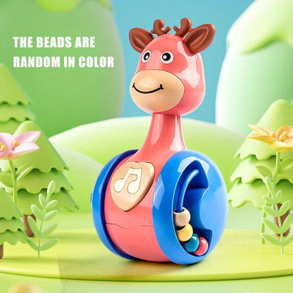 Roly Poly Baby Toys 6 to 12 Months, Tumbler Wobbler Toys for Infant Boy Girl - Perfect for Learning to Climb & Early Education! Good Vibrations