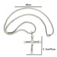 Fast And Angry Necklace, Men Cross Necklace, People Praying Sacred Dominican Jesus Necklace Big Discounts Gift Colar Masculino Good Vibrations