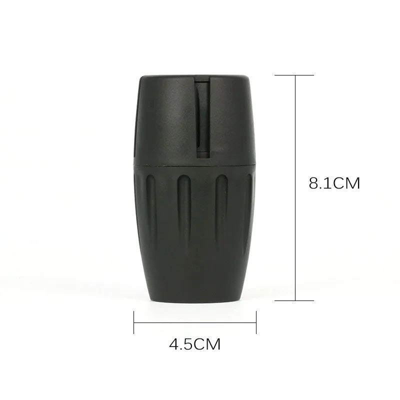 2 in 1 Wine Barrel Shaped Tobacco Grinder with Hemp Storage Jar Portable 45*81mm Manual Herb Crusher Smoking Accessory Good Vibrations