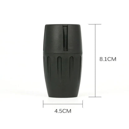 2 in 1 Wine Barrel Shaped Tobacco Grinder with Hemp Storage Jar Portable 45*81mm Manual Herb Crusher Smoking Accessory Good Vibrations