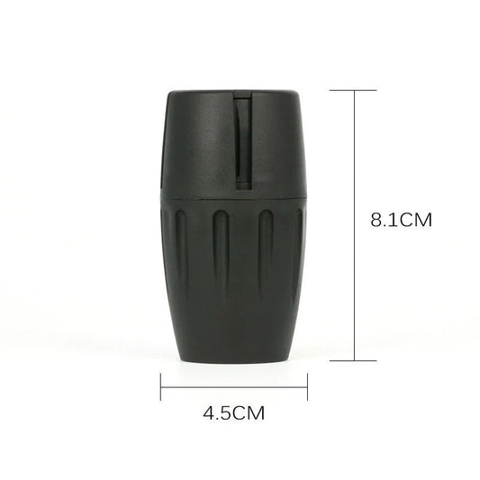 2 in 1 Wine Barrel Shaped Tobacco Grinder with Hemp Storage Jar Portable 45*81mm Manual Herb Crusher Smoking Accessory Good Vibrations