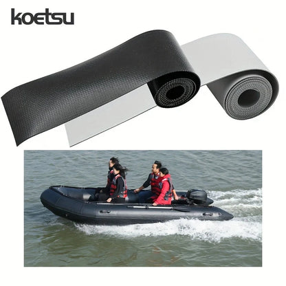 KOETSU Double-Sided PVC Middle Net 0.7mm 2" x 3.94" Kayak Repair Patch, Paddle Board Dinghy and Inflatable Boat Repair Patch
