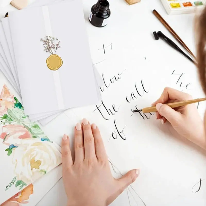 50 Sheets Pre-Folded Vellum Jackets For 5X7 Invitations,Vellum Wraps For 5 X 7 Wedding Invitations,Envelope Liners Good Vibrations