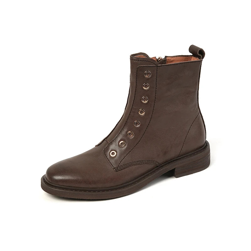 Ods Chelsea Boots High-top Boots Wear-resistant Breathable Fashion Trend Versatile Round Toe Casual Non-slip Spring and Autumn Good Vibrations
