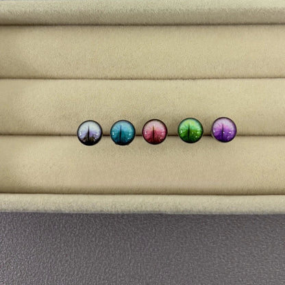 New Trendy Hypoallergenic Stainless Steel Colorful Eye Tongue Rings for Women Tongue Stud Body Piercing Jewelry Good Vibrations