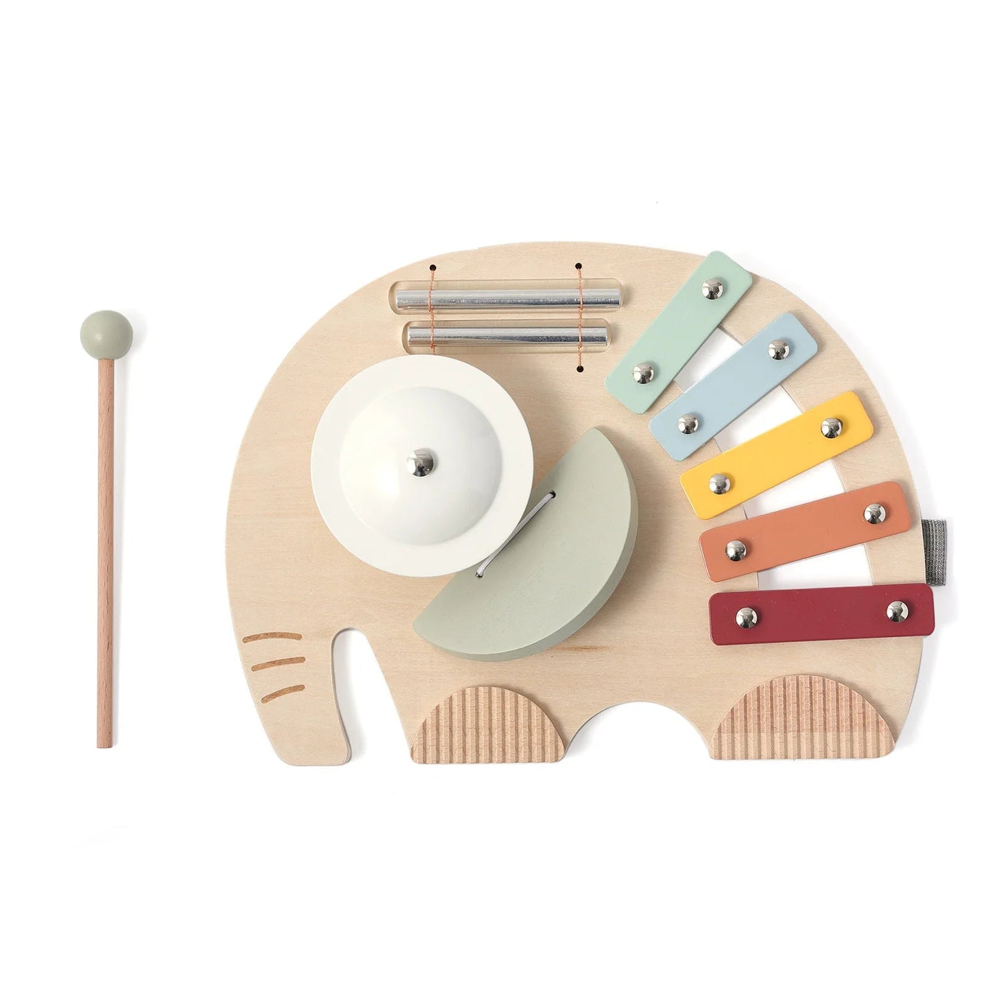 Baby Wooden Instruments Toys Educational Children's Musical Toys Elephant Xylophone Toys Newborn Birthday Gifts Music Table Toys Good Vibrations