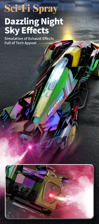 Rc Car 4Ch High-Speed Remote Control Drift Racing Car Electric Sportscar Toy Vehicle Model Toys for Boys Kids Birthday Gift Good Vibrations