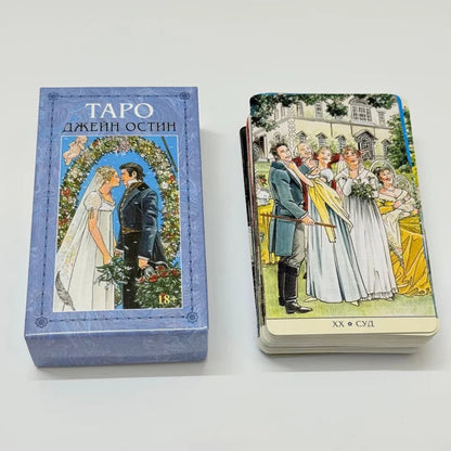 ТАРО ДЖЕЙН ОСТИН 78Pcs tarot cards Russian version Romance Divination Deck for Literature Lovers Good Vibrations