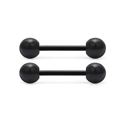 2 Pieces 14G 16mm Night Glow Flexible Acrylic Straight Tongue Ring pacifier Ring Fixed Perforated For Woman and Man Good Vibrations