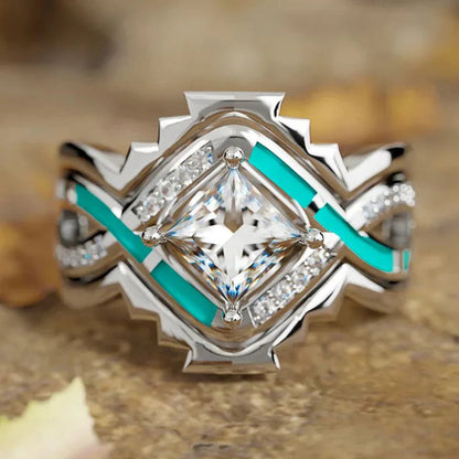 2026 Aesthetic Enamel Flower Finger Ring for Women Wedding Party New 2026  Silver Color Luxury Cubic Zirconia Jewelry Gift Good Vibrations