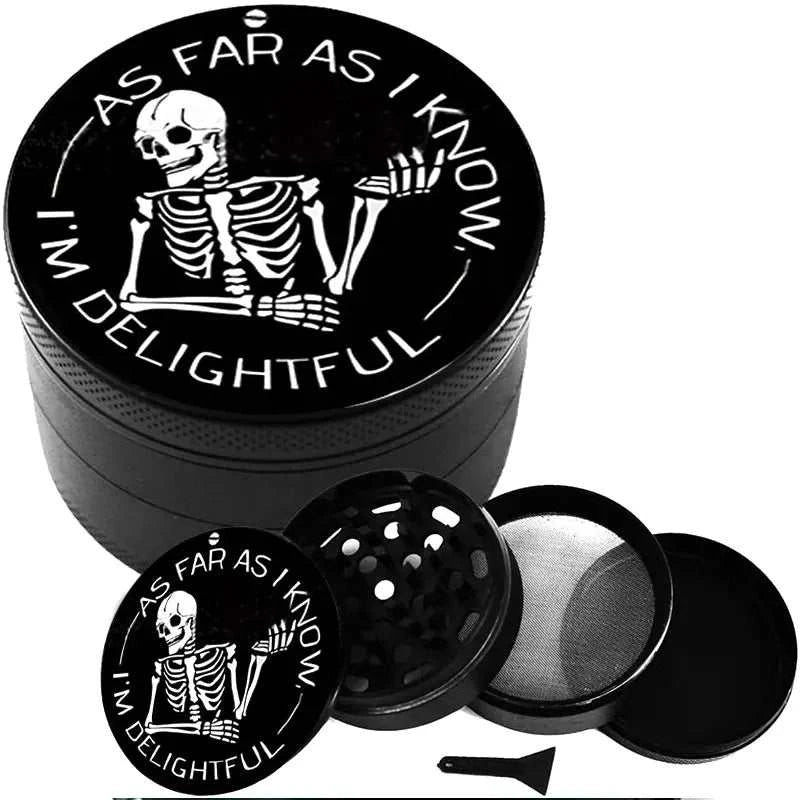 NEW Pink And Spooky 4-Layer Aluminum Alloy Grinder Good Vibrations Adult Super Store