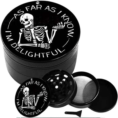 NEW Pink 4-Layer Aluminum Alloy Spooky Grinder