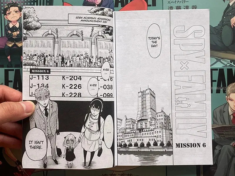 English Version Japanese Anime SPY×FAMILY Official Comic Book Volume (Spy Play House) Espionage, Action, Family, Comedy Book Good Vibrations